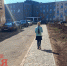 Пешеходная дорожка ведёт школьников от ул. Карцева к знаниям. Фото: Юлия Щелчкова, «КЗ». - Красное Знамя