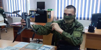 Евгений рассказал о службе в войсках беспилотных систем. Фото: Регина Кузнецова «КЗ». - Красное Знамя